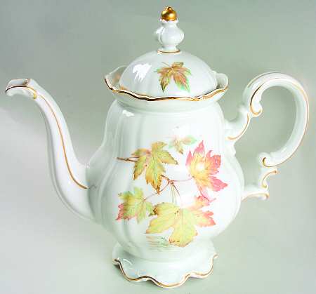 The Autumn Leaves Coffee Pot & Lid