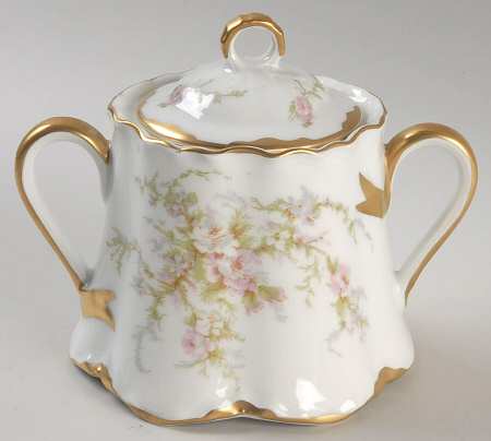Avon Rose Sugar Bowl & Lid