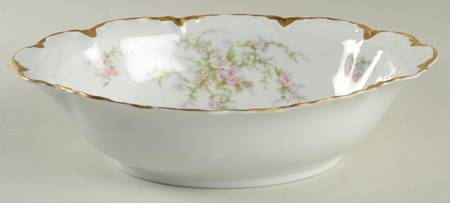 Avon Rose 10" Oval Vegetable Bowl
