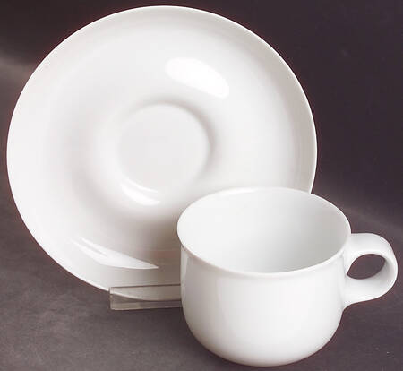 Bianca (Tavola Line) Flat Cup & Saucer Set