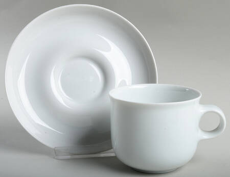 Bianca (Tavola Line) Flat Cup & Saucer Set