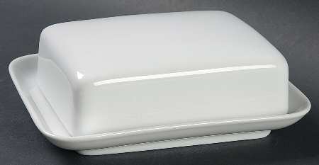 Bianca (Scala, Glossy) Square Covered Butter
