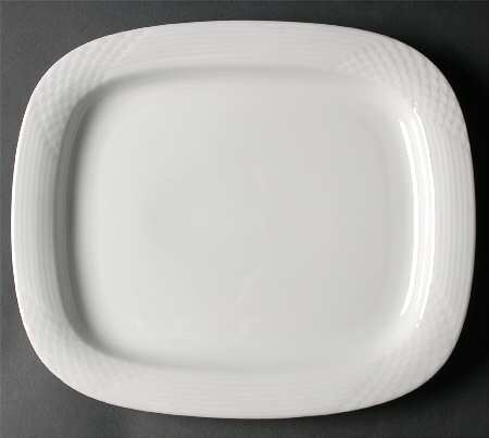 Bianca (Scala, Glossy) 12" Rectangular Serving Platter by Hutschenreuther