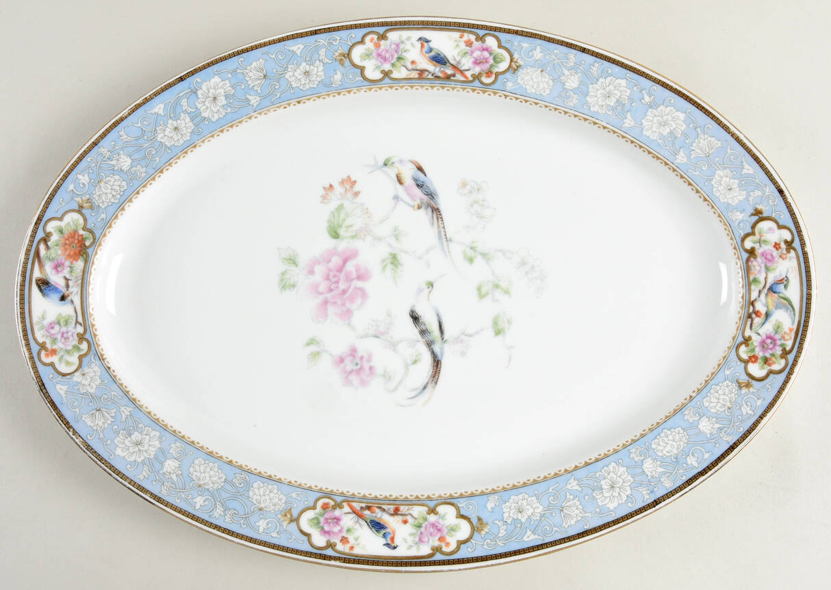 Bird of Paradise 15" Oval Serving Platter