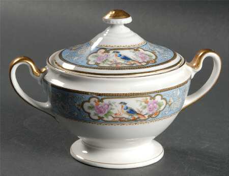 Bird of Paradise Sugar Bowl & Lid by Hutschenreuther
