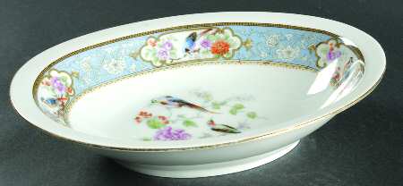 Bird of Paradise 10" Oval Vegetable Bowl
