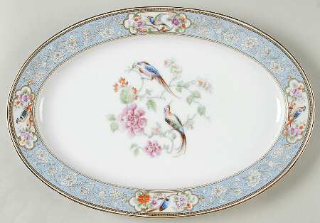 Bird of Paradise 14" Oval Serving Platter