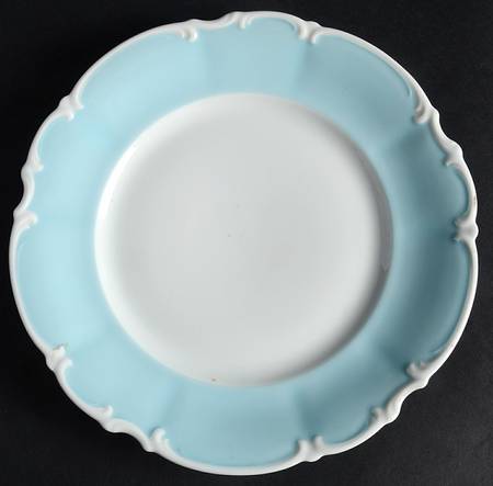 Blue Baroque Salad Plate
