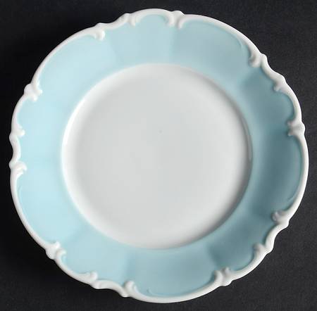 Blue Baroque Bread & Butter Plate