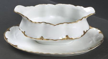 The Blenheim Gravy Boat with Attached Underplate