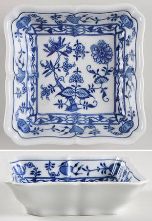 Blue Onion 6" Square Tray