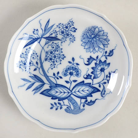 Blue Onion Saucer for Flat Cup