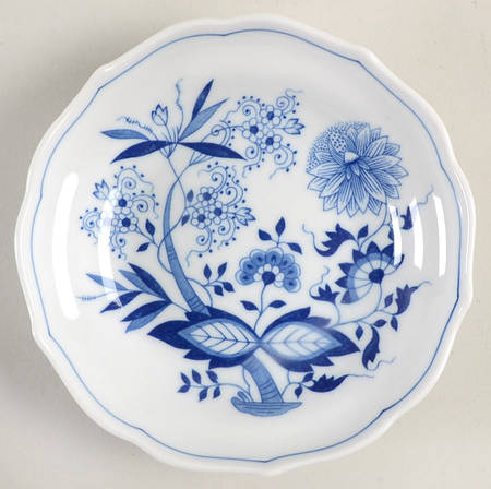 Blue Onion Saucer for Flat Cup