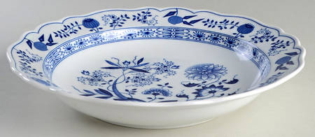 Blue Onion 12" Deep Round Platter