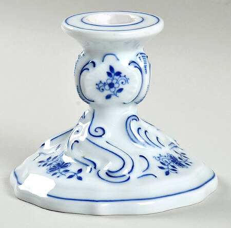 Blue Onion 3" Candlestick