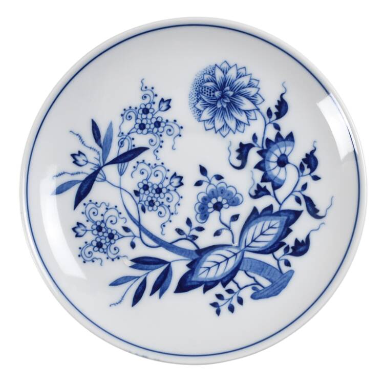 Blue Onion Saucer for Flat Cup