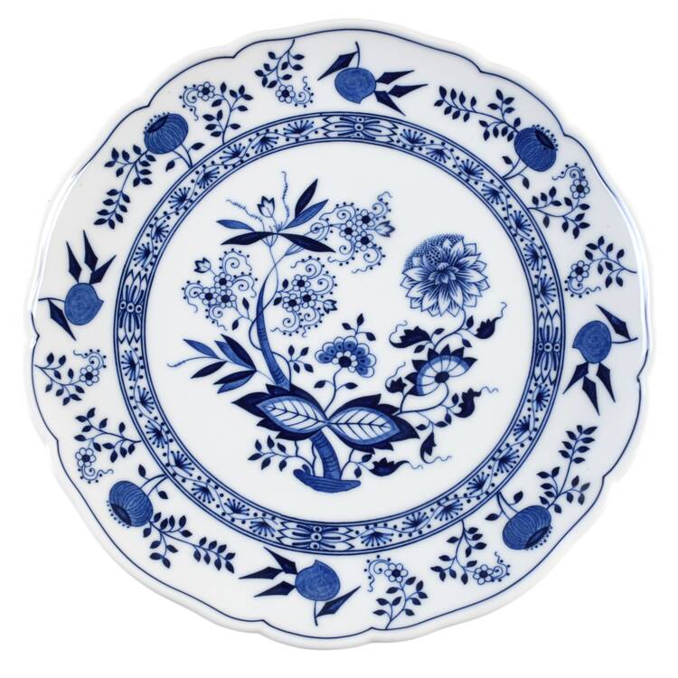 Blue Onion Coupe Dinner Plate