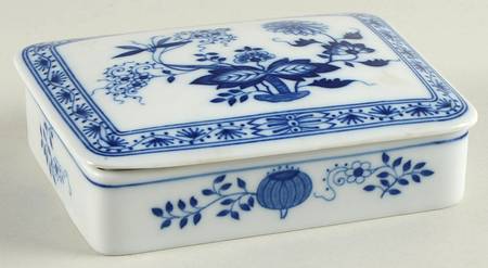 Blue Onion Cigarette Box & Lid
