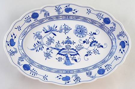 Blue Onion 14" Oval Serving Platter