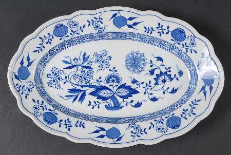 Blue Onion 10" Oval Serving Platter