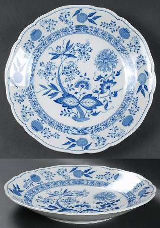 Blue Onion Large Coupe Soup Bowl