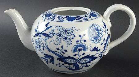 Blue Onion Teapot No Lid