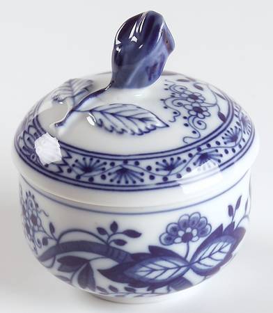 Blue Onion Individual Sugar Bowl & Lid