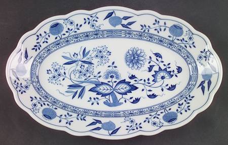 Blue Onion 12" Oval Serving Platter
