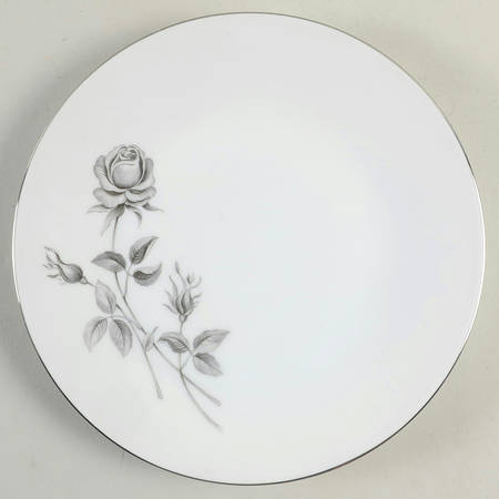 Black Rose Salad Plate