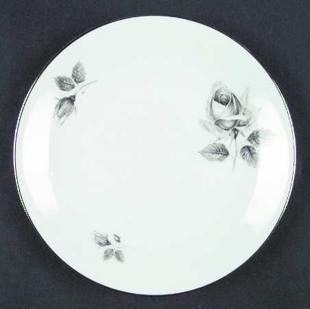 Black Rose Bread & Butter Plate