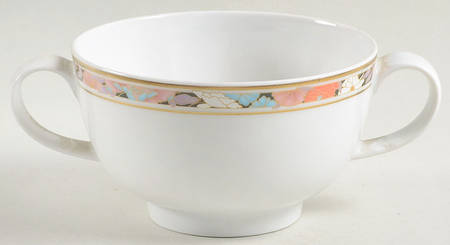Bologna Footed Cream Soup Bowl