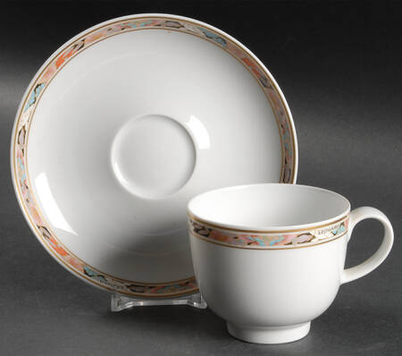 Footed Cup & Saucer Set