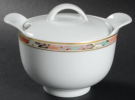 Bologna Round Gravy Boat & Lid