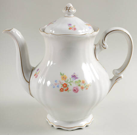 Bridal Bouquet Coffee Pot & Lid