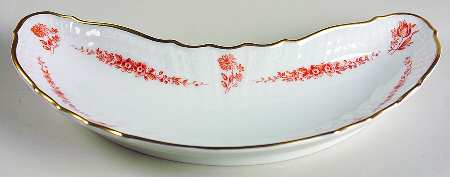 Brocade Crescent Salad Plate