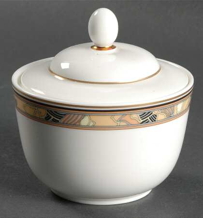 Brocade (Newer) Sugar Bowl & Lid