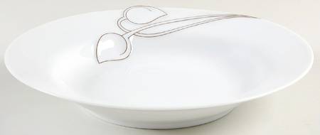 Burgund Rim Soup Bowl