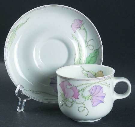 Calypso Flat Cup & Saucer Set
