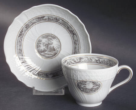 Campagna Flat Cup & Saucer Set