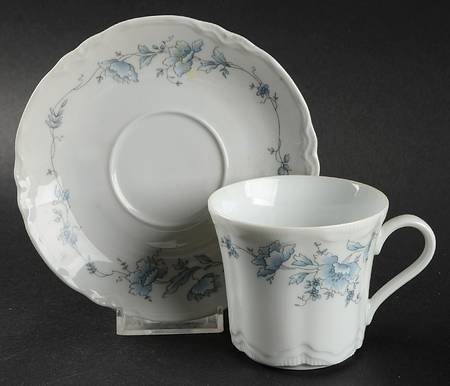 Castelle Flat Cup & Saucer Set