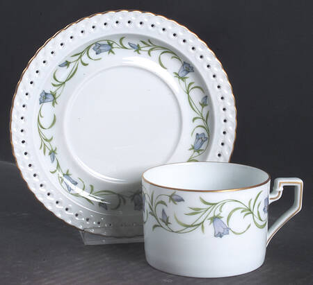 Catherine Flat Cup & Saucer Set