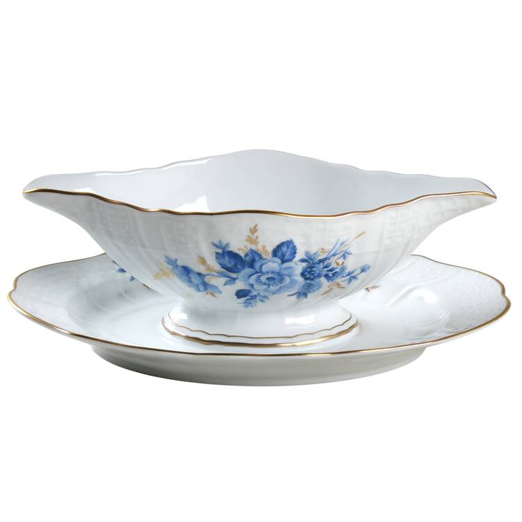 Chateau Bleu Gravy Boat with Attached Underplate