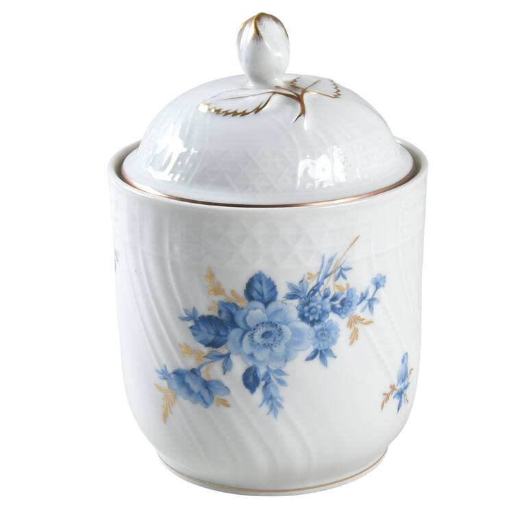 Chateau Bleu Tea Canister & Lid