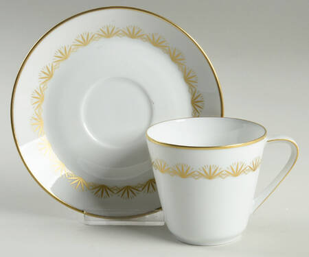 Cherrywood Flat Cup & Saucer Set