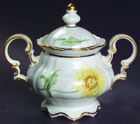 The Chrysanthemum Sugar Bowl & Lid