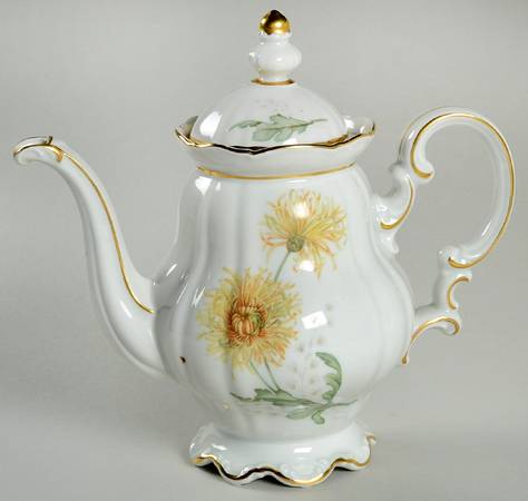 The Chrysanthemum Mini Coffee Pot & Lid
