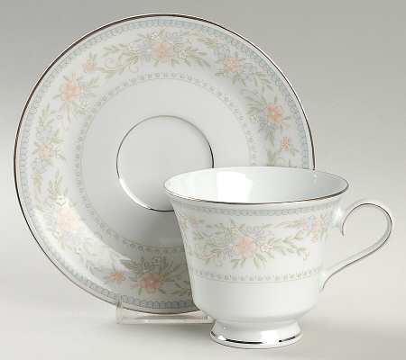 Christine Footed Cup & Saucer Set