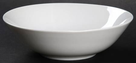Charmant White Coupe Cereal Bowl