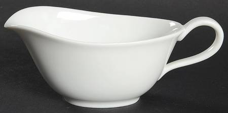 Charmant White Individual Gravy Boat