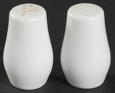 Charmant White Salt & Pepper Set